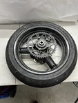 08 Suzuki Rear Wheel Rim & Tire 160/60-17 SV650S Good Complete Rotor. Fixed Price $225.00.