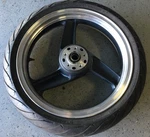 F-1303 Kawasaki Ninja ZX-11 Front Wheel Assy Rim Gray ZX1100D. Fixed Price $149.99.