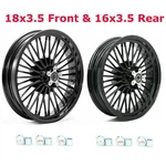 18X3.5 16X3.5 Spoke Wheels For Harley Softail Fatboy Flstf Springer Flsts. Fixed Price $631.73.