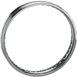 Drag Specialties DS380318 Chrome 40 Spoke 21X2.15 Spun Silver Rim. Fixed Price $133.07.
