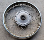 Front Wheel 1973 Yamaha GT1 80. Fixed Price $69.99.