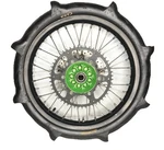 2017 Kawasaki Rear Wheel Rim Hub Disc Sprocket Sand Tire. Fixed Price $339.15.