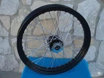 21X2.15" 40 Spoke Black Front Wheel For Harley Fl Shovelhead 1973-83. Fixed Price $169.00.
