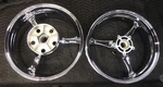 Suzuki Gsxr 1000 05/08 Chrome Plated Factory Wheel Set - Outright Sale. Fixed Price $1399.99.