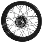 16" X 3" 40 Spoke Black Rear Rim Wheel For 79-99 Harley 51671. Fixed Price $167.85.