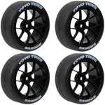 1/10 On-road Rc Car Wheel Rims & Rubber Tire 12MM Hex For Traxxas Nitro 4 Black. Fixed Price $40.47.