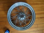 *used Harley-davidson Wheel Front 16" Spoked 00 & Later. Fixed Price $100.00.