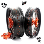 Kke 17 Inch Cush Drive Supermoto Wheels Fit Ktm 690 Smc Enduro / Husqvarna 701. Fixed Price $809.00.