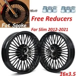 16X3.5 Fat Spoke Wheels Rims For Harley Softail Slim Flsl 2012-2021 Gloss Black. Fixed Price $593.50.