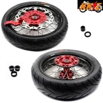 Kke 17 Inch Supermoto Wheels Rims Tires Set For Honda CRF250X CRF450X 2005-2018. Fixed Price $1049.00.