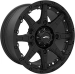 Ams Roll'n Black Satin Cast Aluminum Wheel 14X7 4/110 5+2 (4749-046AS). Fixed Price $47.95.