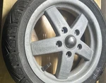Piaggio Vespa Lx/lxv/s 50-125-150 Cast Front Wheel Rim & Tire. Fixed Price $116.99.