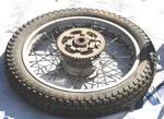 1972 Kawasaki F7 175 Oem Rear Tire Rim Sprocket. Fixed Price $182.07.