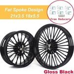 21" & 18" Front Rear Fat Spoke Wheels Rims For Yamaha Star 650 Xvs 1100. Fixed Price $606.95.