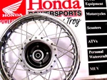 New Genuine Honda Oem Complete Rear Wheel 2013-2026 CRF110F *42650-KYK-305*. Fixed Price $329.95.