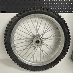 01 2002 Suzuki Front Wheel Assembly Hub Spokes Rim Tire. Fixed Price $175.00.