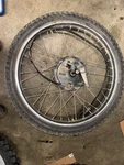 79-81 Yamaha DT-175, DT-125 Front Wheel, 2A6-25111-00-98. Fixed Price $99.00.