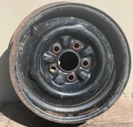 Vintage Wide Ford Steel Wheel Rim 14 X 6" Kelsey Hayes 5ON4.5 Bolt Circle. Fixed Price $119.98.