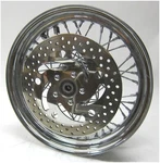 Harley Davidson Used Front Chrome Spoke Wheel 16" 2006-07 Softail 43005-05. Fixed Price $229.95.