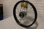 0203-0537 New Paughco Black Front Wheel 21X2.15 Fits 84-99 Softail. Fixed Price $314.99.