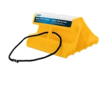 Camco Super Wheel Chock With Rope For Tires To 29" 44475. Fixed Price $18.99.