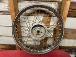 Italian Front Wheel Hub Brake Plate 16" Ducati Bronco 100 125 Falcon Cadet. Fixed Price $80.00.