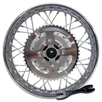 For Yamaha 00-01 Only TTR125 Cru 14" Rear Rim Wheel Assy Sprocket Oversize Spoke. Fixed Price $329.99.
