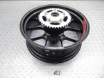 2009 09-10 Aprilia RSV1000R Rear Wheel Rim 17X6 Needs Trued Video Sprocket Lot. Fixed Price $363.37.