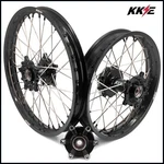 Kke 21/18'' Enduro Wheels For Yamaha Tenere 700 2019-2026 Cush Drive Hubs Black. Fixed Price $749.00.