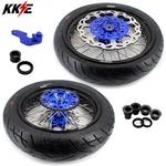 Kke 17" Wheels Tires For Yamaha 2003-2018 WR250F WR450F Supermoto Motard Rims. Fixed Price $996.55.