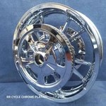 Harley Chrome 18" Enforcer Rear Wheel Pulley Rotor 20-23 Street Glide (exchange). Fixed Price $950.00.