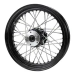 Black 40 Spoke 16" Front Wheel Harley Softail Heritage Fat Boy Deluxe Flst 86-99. Fixed Price $219.95.