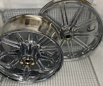 Harley Breakout Softail 2018 -24 Wheels Fxbrs & Anx Rims Chrome Outright. Fixed Price $3699.04.