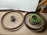 07 KX450F Pro Wheels Hub Spokes 21 Front 19 Inch Pair Set Tires. Fixed Price $279.99.
