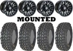 Kit Gladiator Comp Atr Tires 35X10-15 On Moose 24X Black Wheels HP1K. Fixed Price $2173.84.
