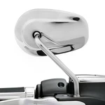 Chrome Teardrop Rear View Mirrors 8MM For Harley Touring Road King Electra Glide. Fixed Price $25.25.