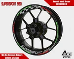 Ducati Supersport Wheels Decals Rim Stickers Set 950S. Fixed Price $40.15.