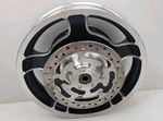 Genuine 09-23 Harley-davidson Straight Airstrike Front Wheel Rim Mag 18X3.50. Fixed Price $129.00.