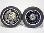 12 Harley Touring Street Glide Oem Front & Rear Wheel Rim Tire Airstrike 16" 18". Fixed Price $580.50.