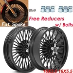 16X3.5 16X5.5 Fat Spoke Wheels Rims Set For Harley Dyna Bob Fxdf 2008-2017. Fixed Price $590.20.