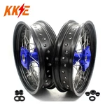 Kke 3.5*17/4.25*17 Supermoto Spoked Wheels Rim Fit Suzuki DR650SE 1996-2026 Cush. Fixed Price $705.87.