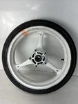 2006 Suzuki GSXR600 750 Front Wheel Rim 54111-41G00-019 3.5 *bent* White. Fixed Price $208.90.
