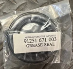 Wheel Grease Seal 91251-671-003 For Honda Accord 1976-1981. Fixed Price $13.16.