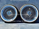Dna Mammoth 52 Spoke 21F,18R Chrome Rim Wheels Tires Harley Softail Deluxe 08-23. Fixed Price $2099.00.