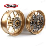 Arashi Front Rear Wheel Rim And Brake Rotor Set For Honda CBR600RR 2007-2017. Fixed Price $752.84.
