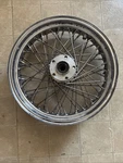 Harley Rear Spoke Wheel Dyna Softail Springer Sportster Shovelhead Fxr Tubeless. Fixed Price $99.99.