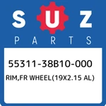 55311-38B10-000 Suzuki Rim,fr WHEEL(19X2.15 Al) 5531138B10000, New Genuine Oem P. Fixed Price $651.53.