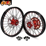 Kke 21/18 Cast Wheels Rims For Ktm Exc Mxc Sx 125-520CC 2000-2002 Orange Hub. Fixed Price $619.00.