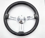 14" Billet Universal Polished Black Vinyl Steering Wheel Ford Chevy Muscle. Fixed Price $179.99.