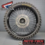 2001 Honda CR125R Kke 21" Front Wheel 250 Hub Tire (300). Fixed Price $250.00.